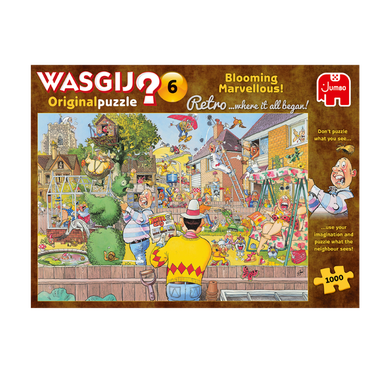 Jumbo, Wasgij Original, Cudowny ogród, puzzle, 1000 elementów