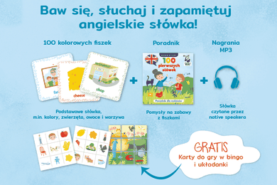 Kapitan Nauka. Angielski dla dzieci. 100 pierwszych słówek