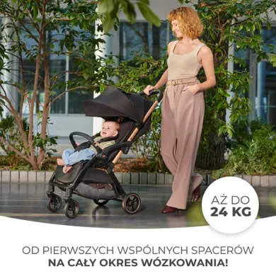 Kinderkraft, Apino, wózek spacerowy, Dove Grey
