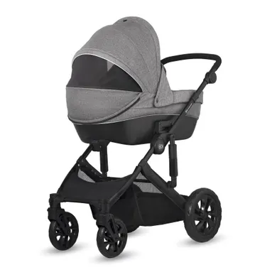 Kinderkraft, Prime Lite 3in1 Mink Pro, wózek wielofunkcyjny, Grey