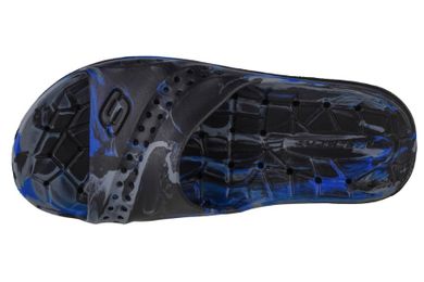 Klapki chłopięce, czarne, Skechers Hogan-Aqua Spurt