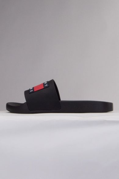 Klapki damskie, czarne, Tommy Hilfiger