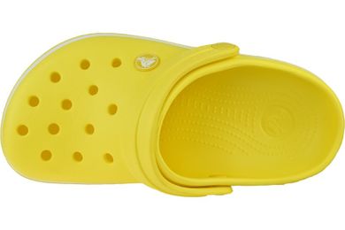 Klapki dziecięce, żółte, Crocs Crocband Clog K