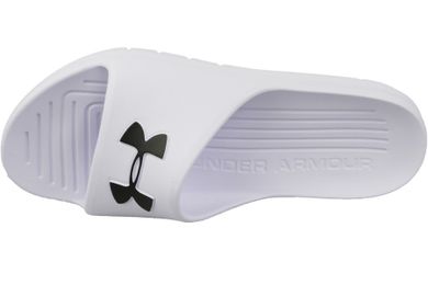 Klapki męskie, białe, Under Armour Core PTH Slides