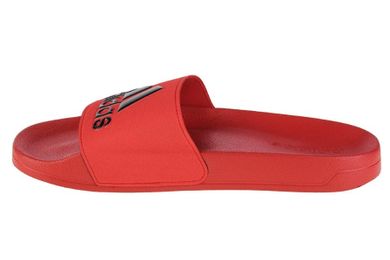Klapki męskie, czerwone, Adidas Adilette Shower Slides