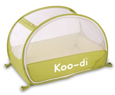 Koo-di, łóżeczko turystyczne Pop Up Bubble Cot, limonkowe