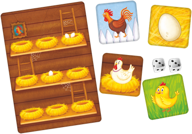 Kukuryku, Pełny kurnik, gra familijna