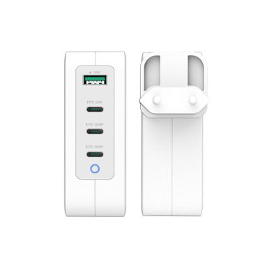 Ładowarka Sieciowa J5create, 130w Gan Usb-c, 4-port Charger, Eu, 3xusb-c/, 1xusb3.0, biały Jup43130e-en