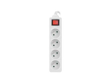 Lanberg, przedłużacz, 1,5 m, PS1-04E-0150-W