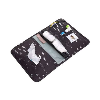 Lassig, Casual Label, etui-organizer na akcesoria do przewijania, feathers black