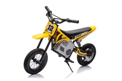 Lean Cars, A9901, motor crossowy, pojazd na akumulator, żółty