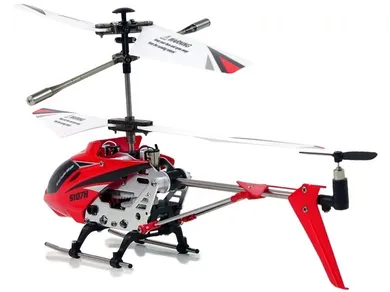 Lean Toys, helikopter, pojazd zdalnie sterowany, 2,4GHz, czerwony