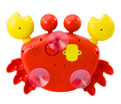 Lean Toys, maszyna do baniek mydlanych, krab, czerwony