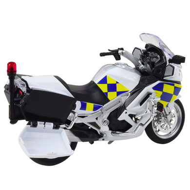 Lean Toys, motocykl policyjny, pojazd interaktywny, 1:12