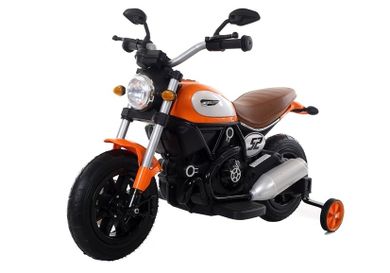 Lean Toys, Motor, pojazd na akumulator, pomarańczowy
