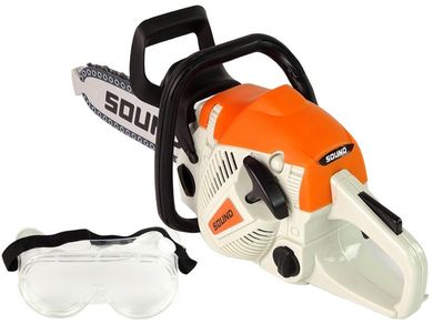 Lean Toys, piła łańcuchowa + okulary ochronne