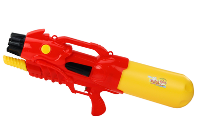 Lean Toys, pistolet na wodę, czerwony, 2850 ml