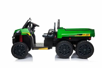 Lean Toys, pojazd na akumulator, zielono-czarny, 24V, A730-2
