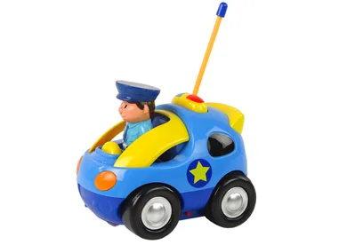 Lean Toys, policja, pojazd zdalnie sterowany z figurką