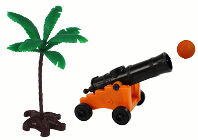 Lean Toys, statek piracki z akcesoriami, 23 elementy