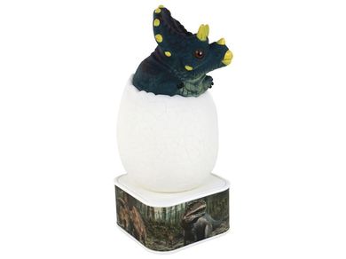 Lean Toys, Triceratops, lampka nocna jajko, LED