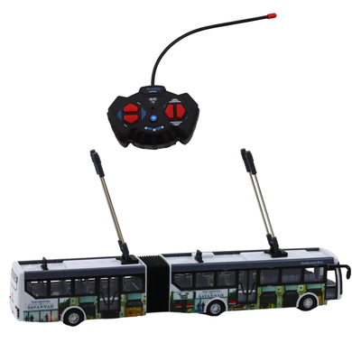 Lean Toys, trolejbus miejski, pojazd zdalnie sterowany, interaktywny