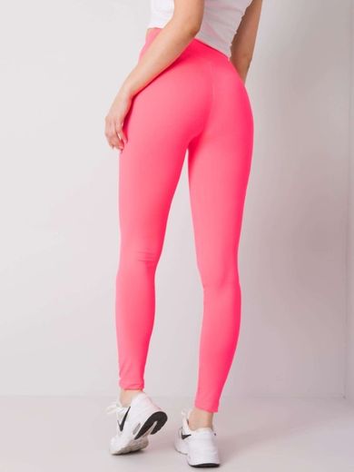Legginsy damskie, różowe, Ex Moda