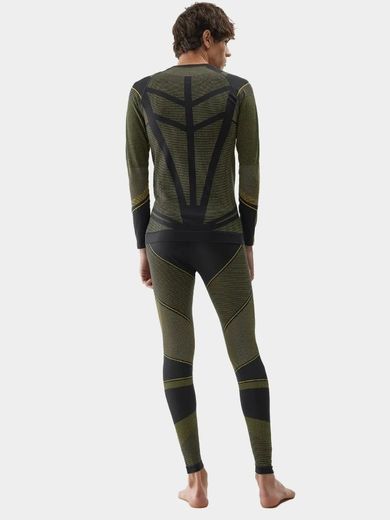 Legginsy termoaktywne męskie, mix, 4F