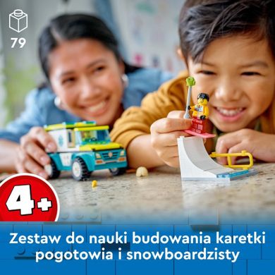 LEGO City, Karetka i snowboardzista, 60403