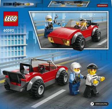 LEGO City, Motocykl policyjny - pościg za samochodem, 60392