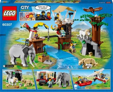 LEGO City, Obóz ratowników dzikich zwierząt, 60307
