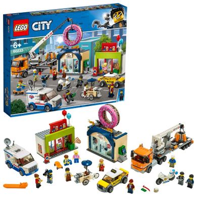 LEGO City, Otwarcie sklepu z pączkami, 60233