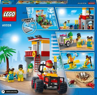LEGO City, Stanowisko ratownicze na plaży, 60328