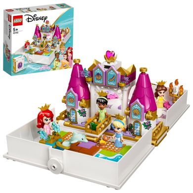 LEGO Disney Princess, Książka z przygodami Arielki, Belli, Kopciuszka i Tiany, 43193