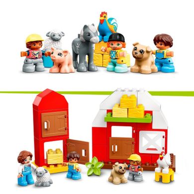 LEGO DUPLO, Stodoła, traktor i zwierzęta gospodarskie, 10952