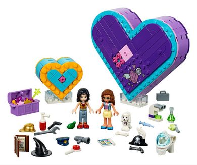 LEGO Friends, Pudełko w kształcie serca, zestaw przyjaźni, 41359