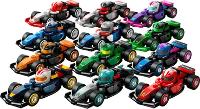 LEGO Iconic, Minifigures, Kolekcjonerskie bolidy F1, 71049