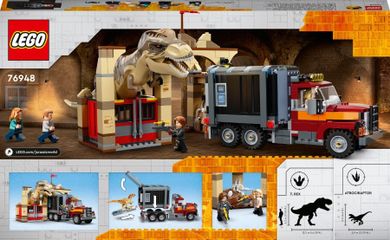 LEGO Jurassic World, Ucieczka tyranozaura i atrociraptora, 76948