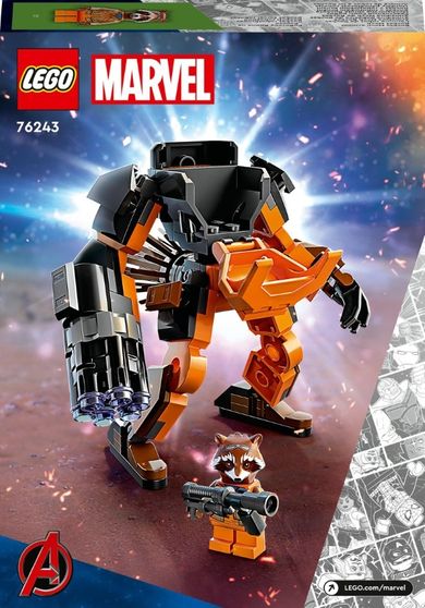LEGO Marvel, Mechaniczna zbroja Rocketa, 76243