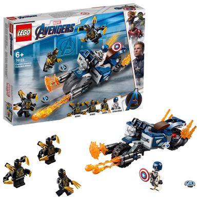 LEGO Marvel Super Heroes, Kapitan Ameryka - atak Outriderów, 76123