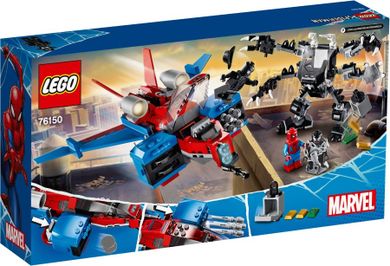 LEGO Marvel Super Heroes, Pajęczy odrzutowiec kontra mech Venoma, 76150