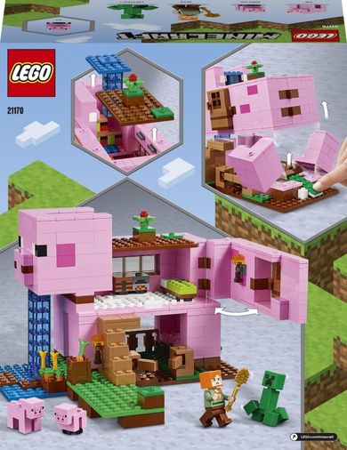 LEGO Minecraft, Dom w kształcie świni, 21170