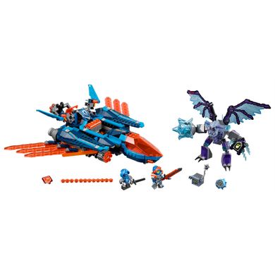 LEGO NEXO KNIGHTS, Blasterowy myśliwiec Clay'a, 70351