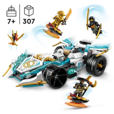 LEGO NINJAGO, Smocza moc Zane’a - wyścigówka spinjitzu, 71791