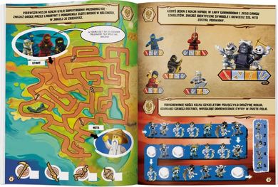LEGO NINJAGO. Złoty Ninja. Zadania. Opowiadanie. Komiksy