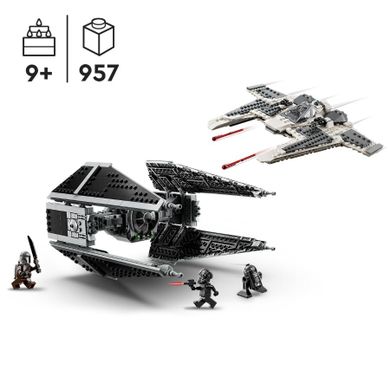 LEGO Star Wars, Mandaloriański myśliwiec Fang Fighter kontra TIE Interceptor, 75348