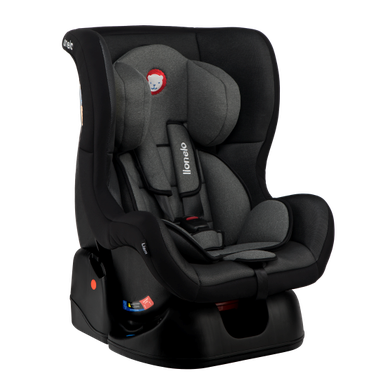 Lionelo, Liam, fotelik samochodowy, 0-18 kg, Carbon Grey