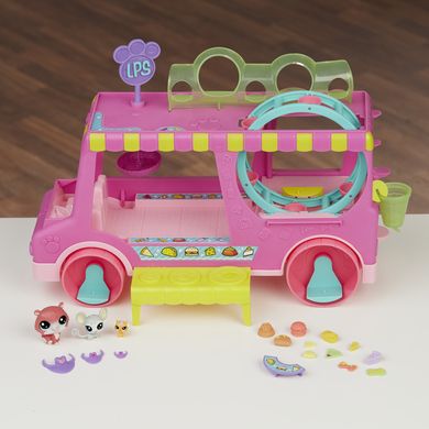Littlest Pet Shop, Food truck zwierzaków, zestaw z figurkami