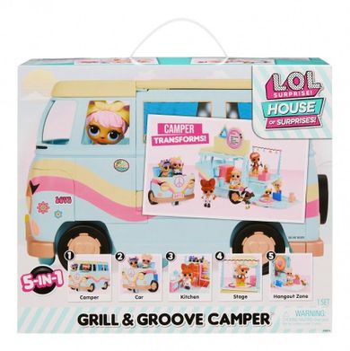 L.O.L. Surprise, Grill and Groove, kamper dla lalek
