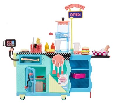 L.O.L. Surprise, O.M.G., To-Go Diner, Knajpka na wynos, akcesoria, lalka, zestaw